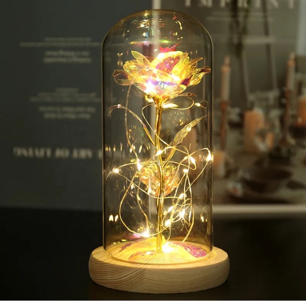 Galaxy Rose Lamp, white LED